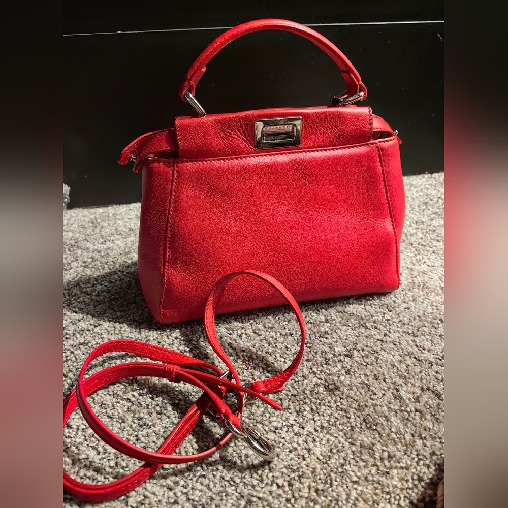 Elegant Red Handbag
